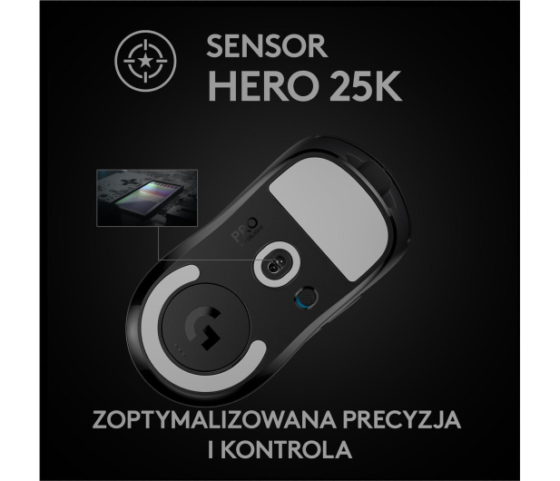 Logitech G PRO X Superlight czarny - 613751 - zdjęcie 9